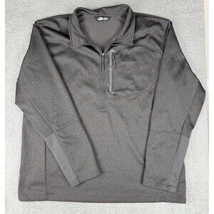 The North Face Canyonlands 1/4 Zip Jacket Men's XXL Grey Fleece Pullover Hiking